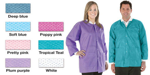 SafeWear Hipster Jacket Tropical Teal XLarge 12/Pk, 8115-D, Infection Control, Apparel