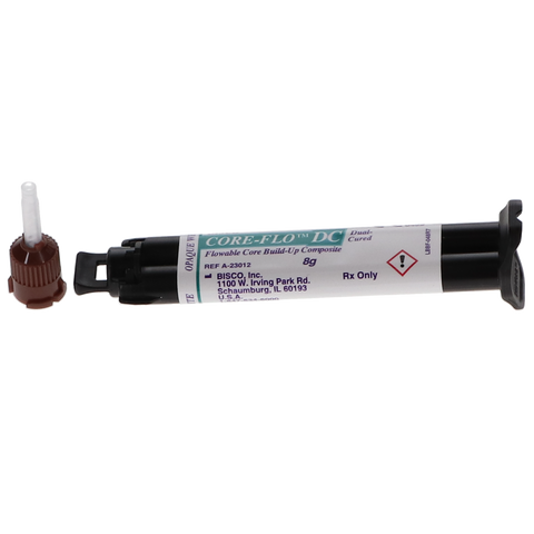 Core-Flo DC Core Build-Up Material, Automix Dual-Syringe, 8 g, Opaque White, 1/Pk, A-23012P