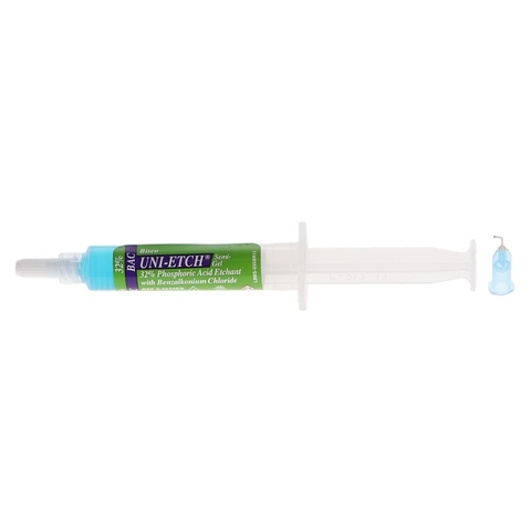 Uni-Etch Semi-Gel with BAC, 32% Phosphoric Acid, 4 Syringe Pack, 5 g, 4/Pk, E-5502EBM