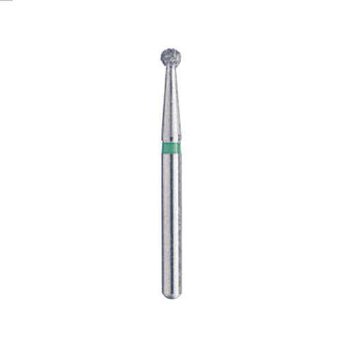 Alpen Multi-Use Diamond Burs, FG, Round, # 801, 1.2 mm, Coarse, Green, 5/Pk, 60031853