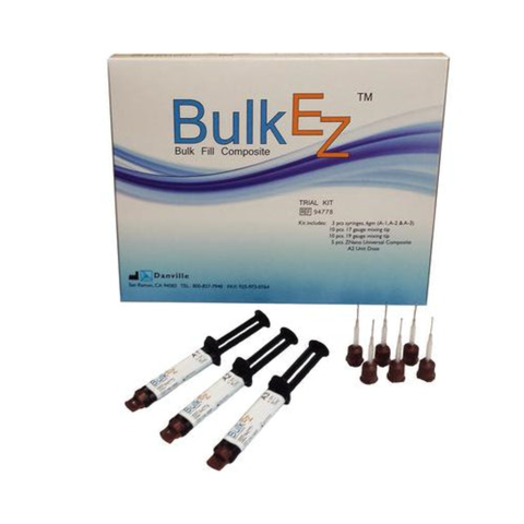Bulk EZ Trial Kit

3 Syringes (6 gm ea.) -- A1, A2, A3 -- 20 Automix Tips (10 each: 17 and 19 gauge), 94778