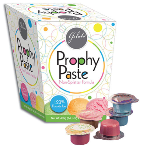 Gelato, Prophy Paste Cups, Medium, Orange Sherbet, 200/Box, 24-11677