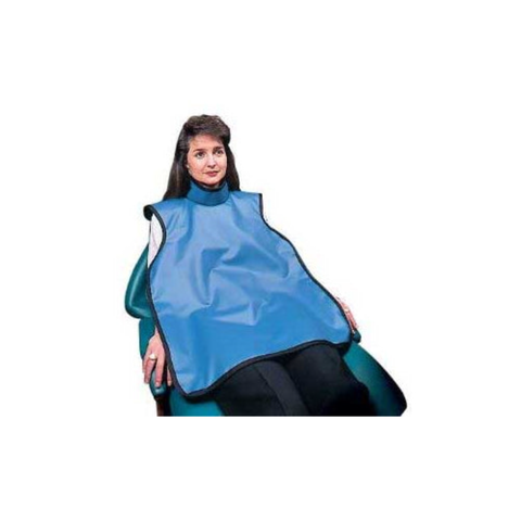 Protectall Apron (Approx. 22 1/4" x 25 1/2"), .3MM Lead, Blue, 24-BLUE