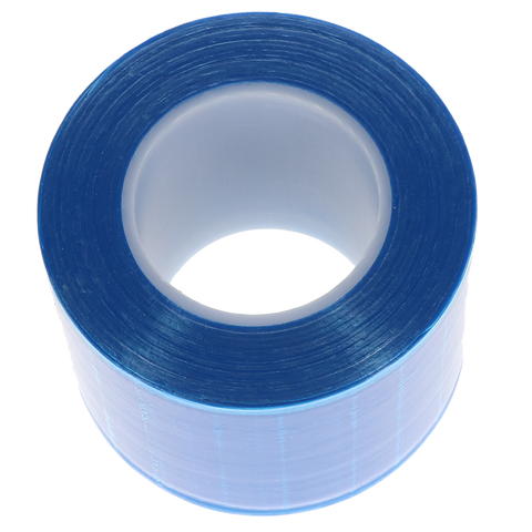 Plasdent 4" x 6" Blue Sticky Wrap Barrier Film Sheets. 1200 sheets per roll - PS1250B