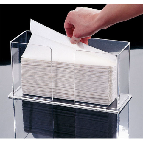 C-Fold Towel Holder, Acrylic, 11 7/8" x 5 3/4" x 4 1/4", Clear, 1/Pk, 1206