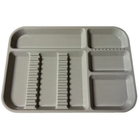 # B Divided Tray, Gray, 1/Pk, 300BD-9