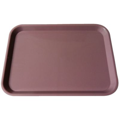Set-Up Plastic Flat Trays, # B, Mauve, 1/Pk, 300BF-10