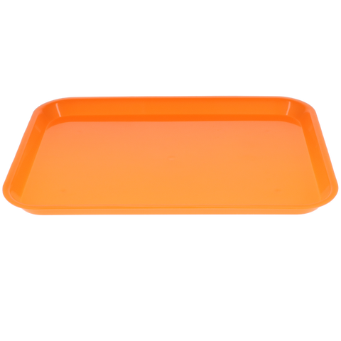 Set-Up Plastic Flat Trays  B Neon Tangerine, 300BFS-12, Organizing, Tubs, Trays, & Drawers Set-Up