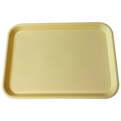 Set-Up Plastic Flat Trays, # B, Neon Yellow, 1/Pk, 300BFS-3