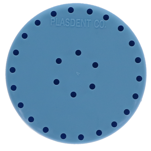 Magnetic Bur Block, 28-Hole, Large Round, Blue, 1/Pk, 400BL-2