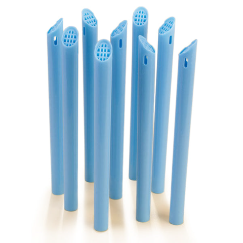 Plasdent - Screen-Vent Oral Evacuator Blue, 100Pcs/Bag, 8058