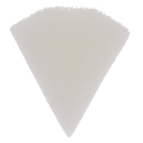 Endo Sponge Foam Inserts, Triangle, White, 48/Pk, EFI-1