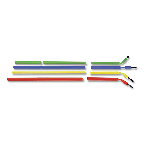 Bendable Brush Applicators, Combo Pack, Half Regular (Black Bristle)/Half Fine (White Bristle), 144/Pk, 204005