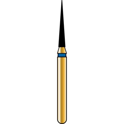 Alpen Multilayer Diamond Burs, FG, Flame, # 858, 1.4 mm, Fine, Red, 5/Pk, 60032391