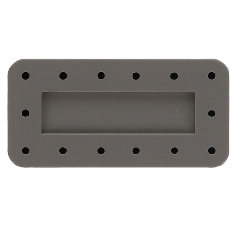 Magnetic Bur Block, 14-Hole, Rectangular, Gray, 1/Pk, 400BR-9