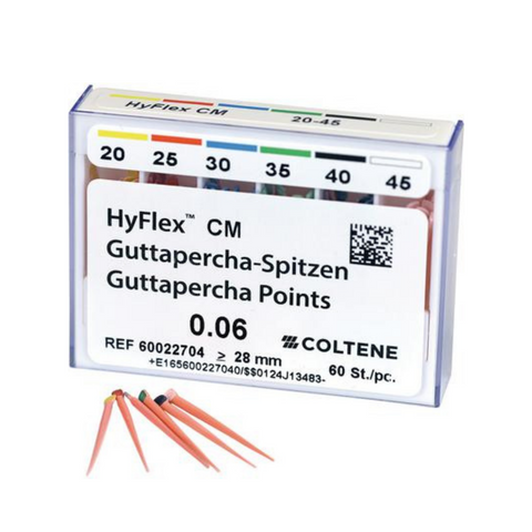 HyFlex CM, Gutta Percha Points, .06, # 30, Blue, 60/Pk, 60022699