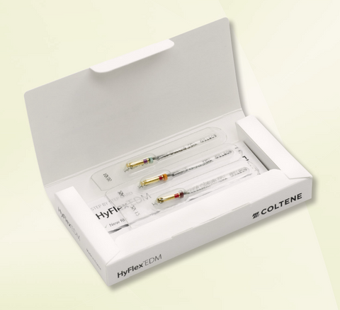 HyFlex EDM NiTi Rotary Files, Pre-Sterilized, Shaping Set, 25 mm, Assorted, 3/Pk, 60019641