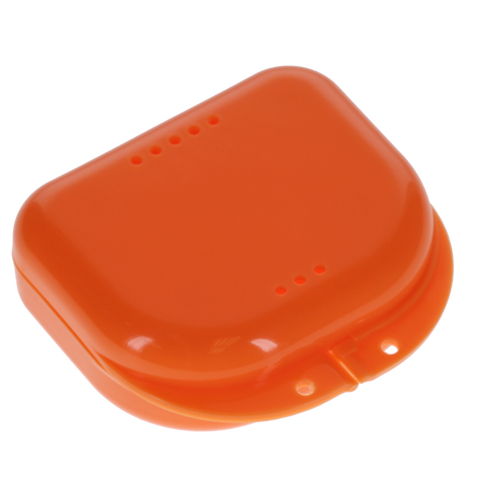 Chroma Retainer Box, 3 1/8" x 3" x 1", Orange Yellow, 12/Pk, CR2000-7X