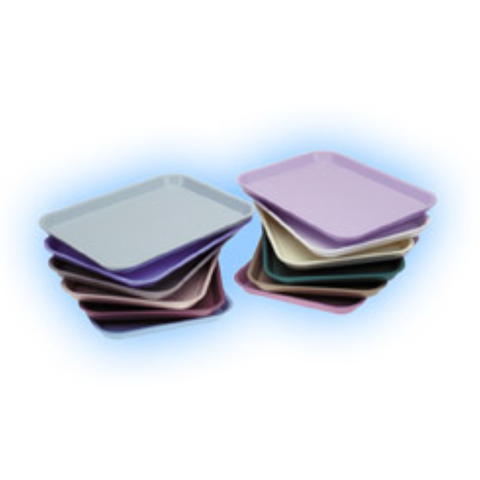 Set-Up Plastic Flat Trays, # E, Midwest, Beige, 1/Pk, 300EF-7