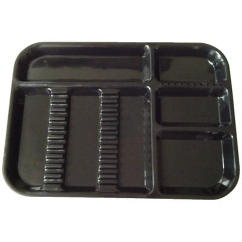 Set-Up Plastic Flat Trays, # F, Mini, Pastel Sand, 1/Pk, 300FMS-7PS