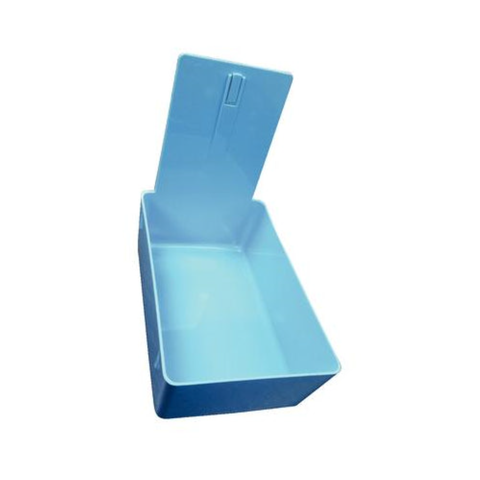 Plastic Lab Pan with Plastic Clip, Light Blue, 1/Pk, 205LP-2
