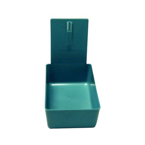 Plastic Lab Pan with Metal Clip, Teal, 1/Pk, 207MLP-14