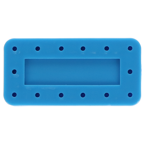 Magnetic Bur Block 14 Burs Capacity Rectangular, 400BRS-2, Organizing, Bur Blocks & Guards