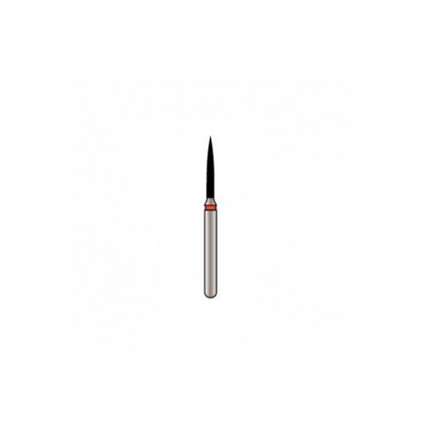 Alpen X1 Diamond Single-Use Bur, FG, Flame, # 862, 1.6 mm, Fine, Red, 25/Pk, X862F016