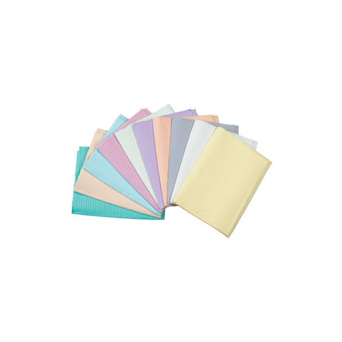 Advantage Bibs 2-Ply 13x18 500/Case Green, WEXAGR