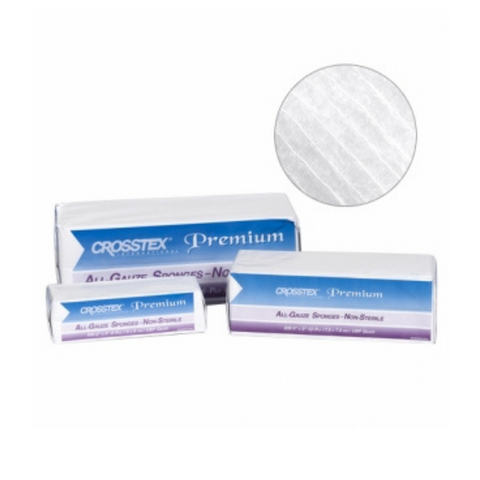 All-Gauze Sponges Premium N/S 3x3 8-Ply 4000/Case