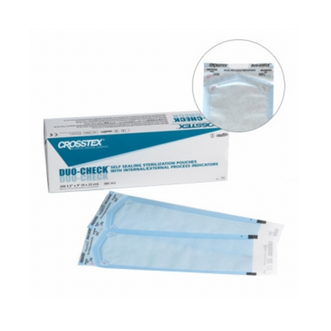 Duo-Check Self-Sealing Pouches, 200/Pk