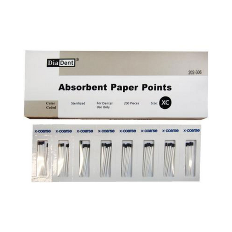 Paper Points Accessory Sizes Non-Marked, 202-306, Endodontics, Absorbent Paper Points