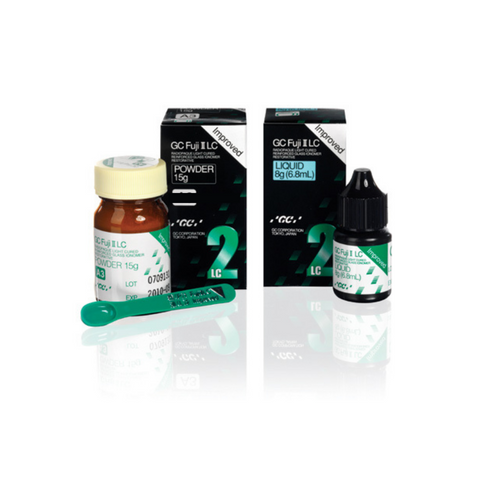 Fuji II LC Improved Glass Ionomer Restorative, Light-Cure, Powder Refill, 15 g, B3, 1/Pk