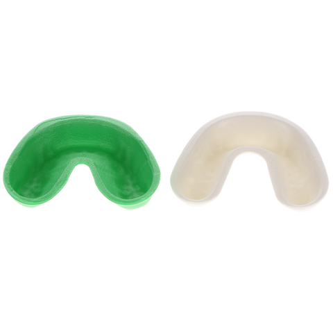 Disposable Single Fluoride Trays Arch Medium Green/White, FTA-M, Preventives, Fluoride Trays