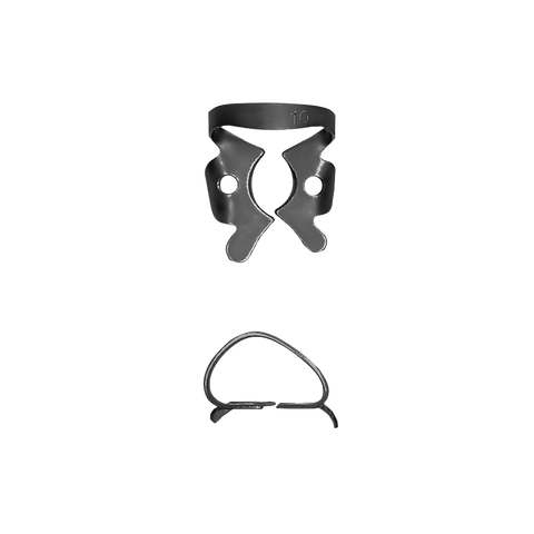 Rubber Dam Clamp, General, Molars, # 10, Black, 1/Pk, 1324