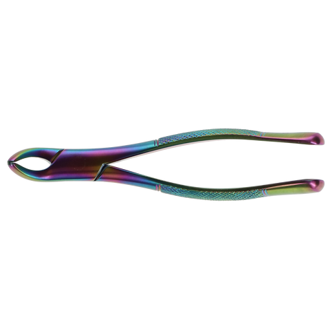 151SR Pedo Rainbow Lower Teeth & roots Universal Extraction Forcep, F151SR, dental Instruments, Pediatric Extraction Forceps