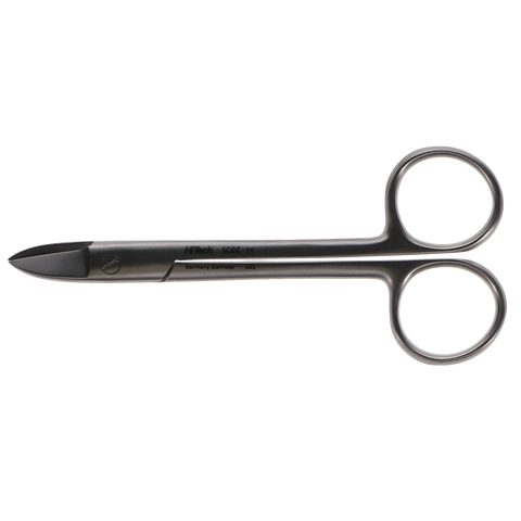 Crown & Gold Scissors Curved 12 cm, SCGC, dental Instruments, Mathieus & Scissors