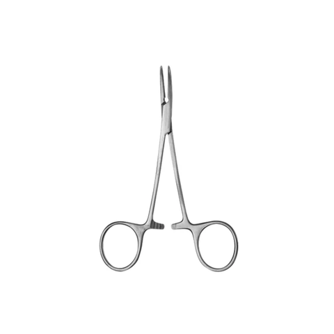 HiTeck Halstead Mosquito Forcep, Straight, Serrated, 12CM, 07-2113-12