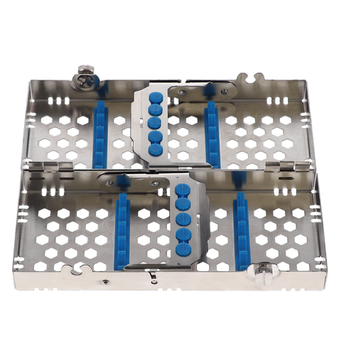 Sterilization Cassette for 10 Instruments, Double Decker - 200x82x40, Detachable, HMSCT-1910