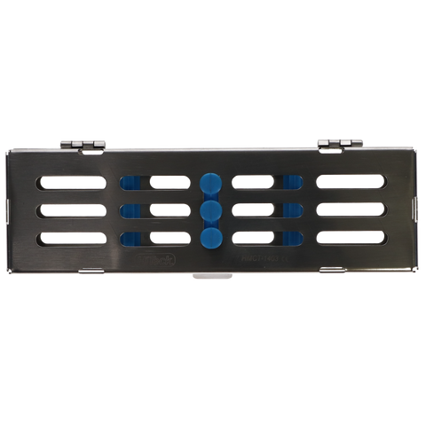 Sterilization Cassette for 3 Instruments - 180x55x22, W/O Lock, Non Detachable, HMCT-1403