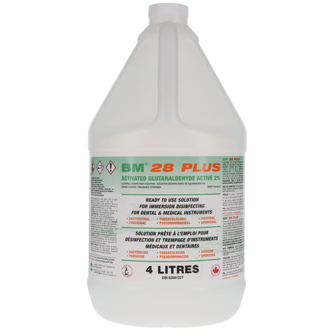 BM-28% + 2% Glutaraldehyde, 4L, 1/Pk, BM-28+, BM-28PLUS