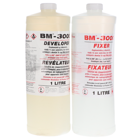 BM-3000 Peri-Pro Developer & Fixer Solutions, 1 L, 3/Pk, BM-3000