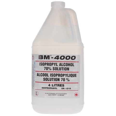 70% Isopropyl Alcohol, 4 L, 1/Pk, BM-4000