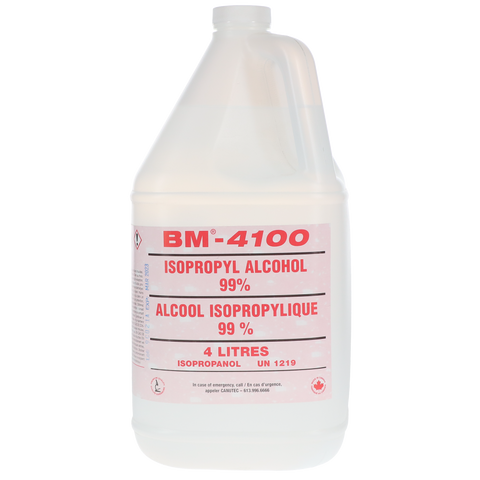 99% Isopropyl Alcohol, 4 L, 1/Pk, BM-4100