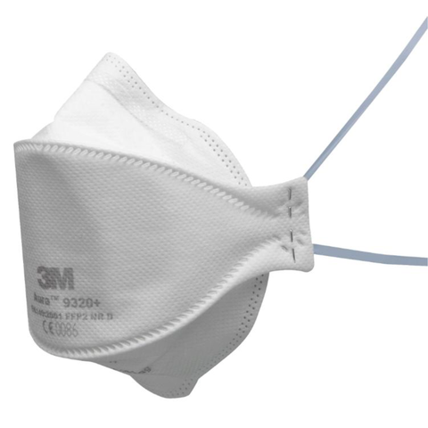 3M Aura Disposable Respirator, FFP2, Unvalved