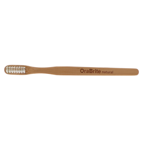 Bamboo Toothbrush, Orthodontic, 32 Tuft with V-Trim Bristles, 72/Box, ORA22440