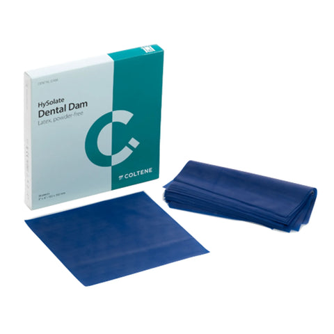 HySolate Latex Dental Dam Blue medium 152 x 152, 36 pcs, 60034442