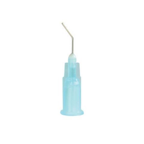 Pre-Bent Applicator Tips 22 Ga Blue, 315325, Cosmetic Dentistry, Accessories-Syringe Tips