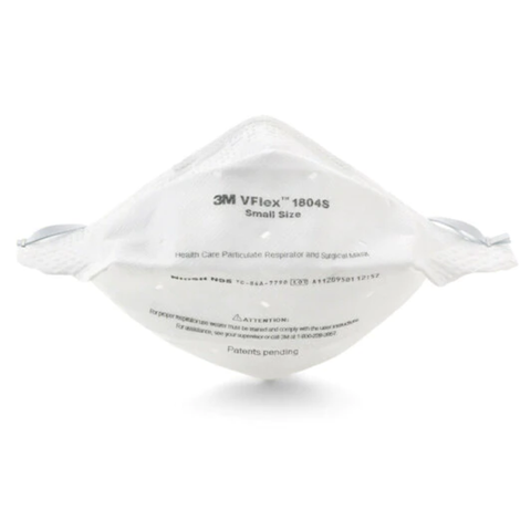 N95 Particulate Respirator and Surgical Masks, Small, 50/Pk