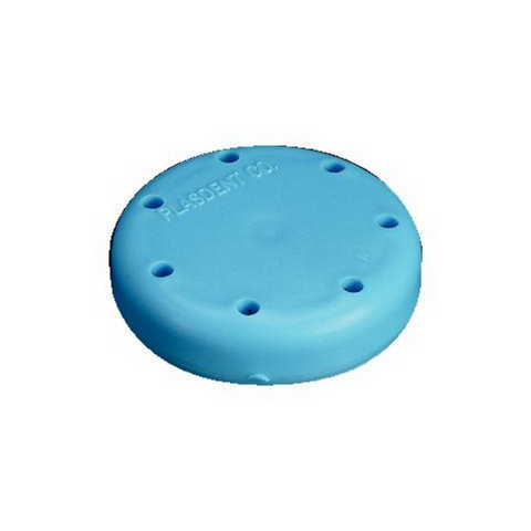 Magnetic Bur Block 7-Hole Small Round Neon-Blue, 400BSS-2